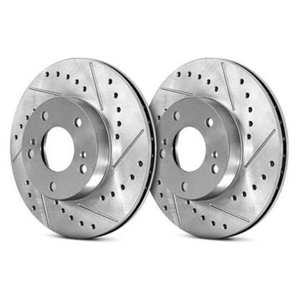 Stoptech StopTech P78-22740040R C-Tek Sport Drilled & Slotted Brake Rotor for 2006-2011 Honda Civic SI P78-22740040R